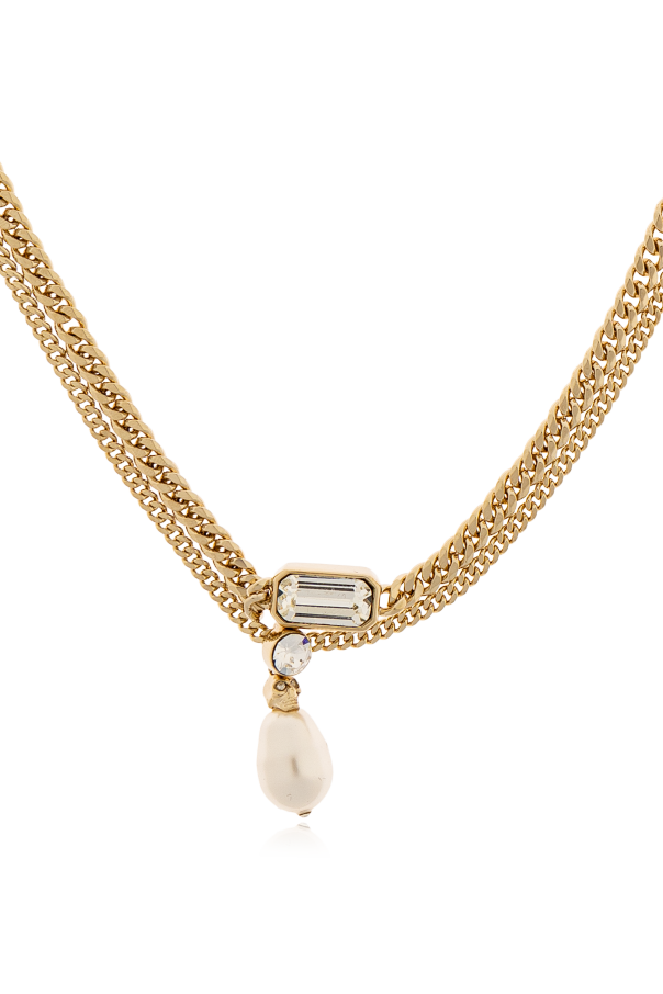 Alexander McQueen Colar de latão