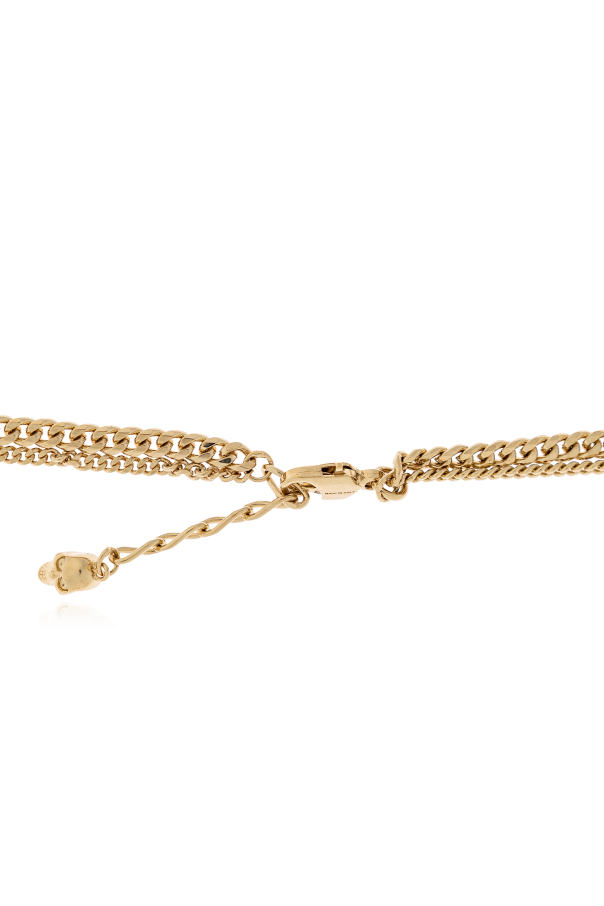 Alexander McQueen Colar de latão