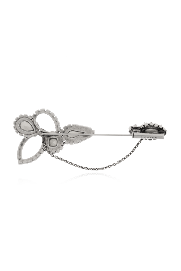 Alexander McQueen Brass brooch