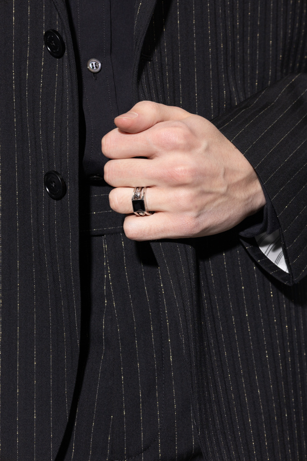 Alexander McQueen Anillo de latón