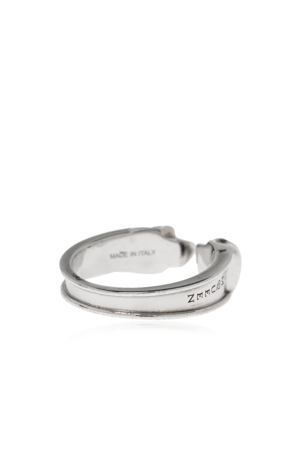 Alexander McQueen Anillo de latón