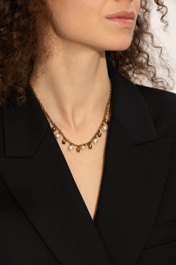 Alexander McQueen Brass necklace