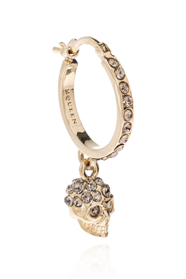 Alexander McQueen Earrings with shimmering crystals