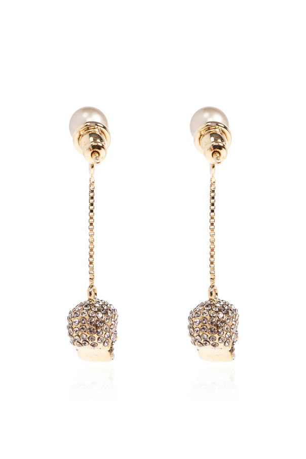 Alexander McQueen Earrings with a distinctive skull motif