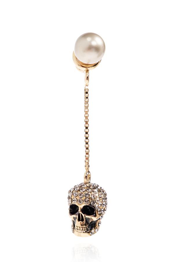 Alexander McQueen Earrings with a distinctive skull motif