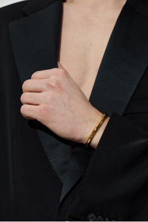 Balenciaga Pulsera con logo grabado