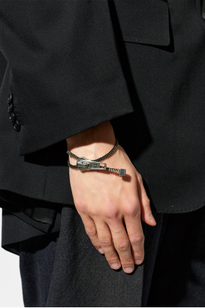 Balenciaga Pulsera con motivo de cremallera
