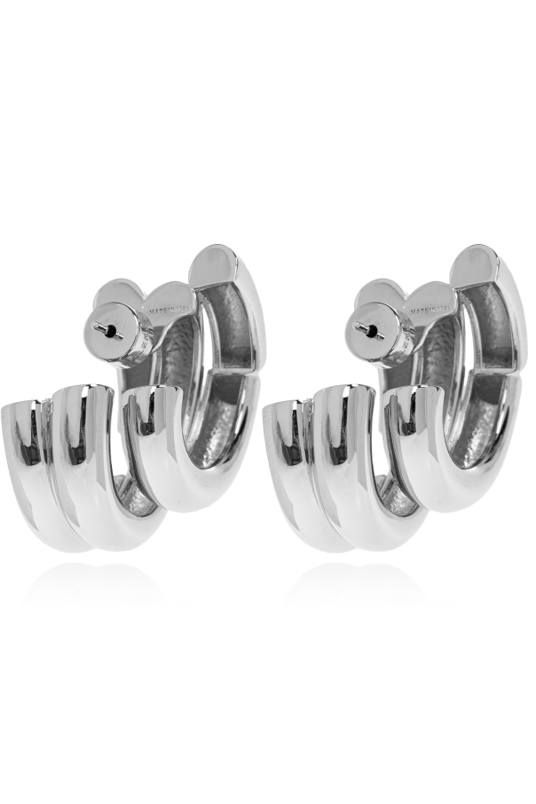 Balenciaga Pendientes con logotipo grabado