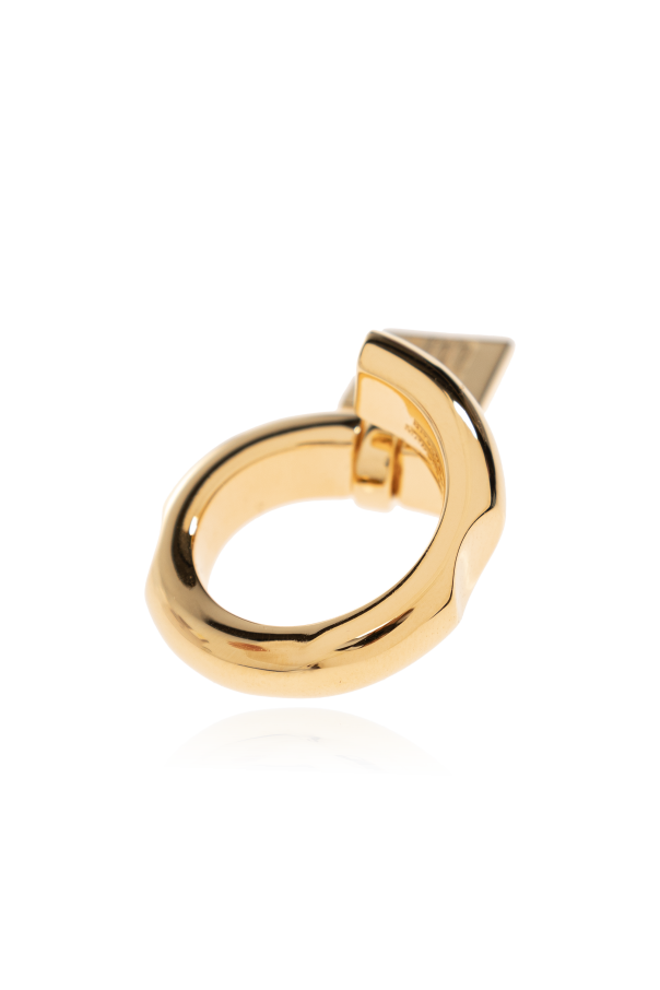 Balenciaga Ring with engraved logo