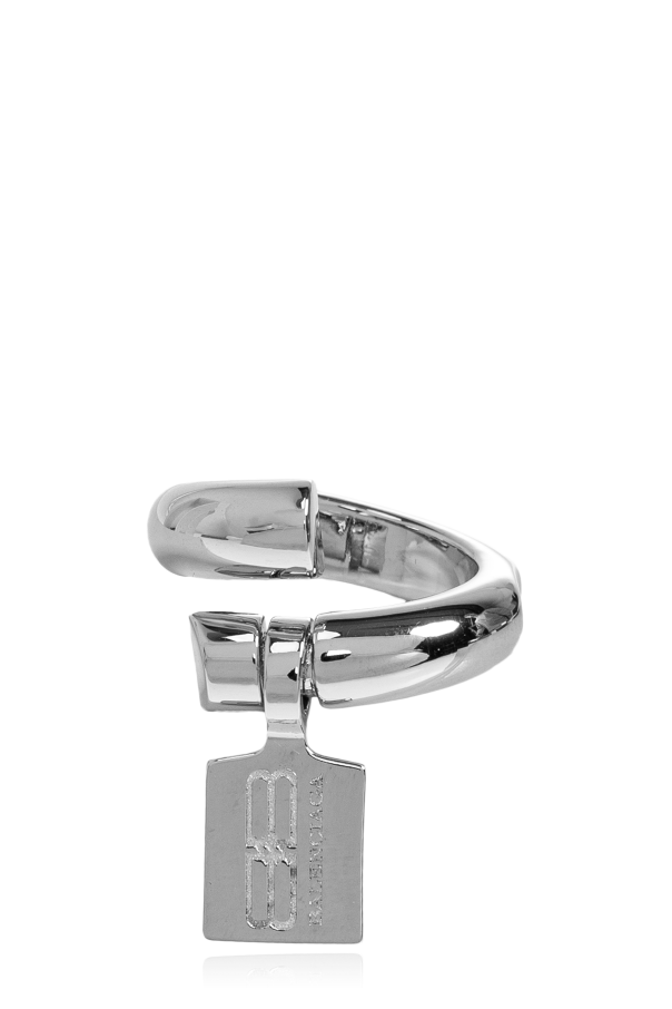 Balenciaga Ring with engraved logo