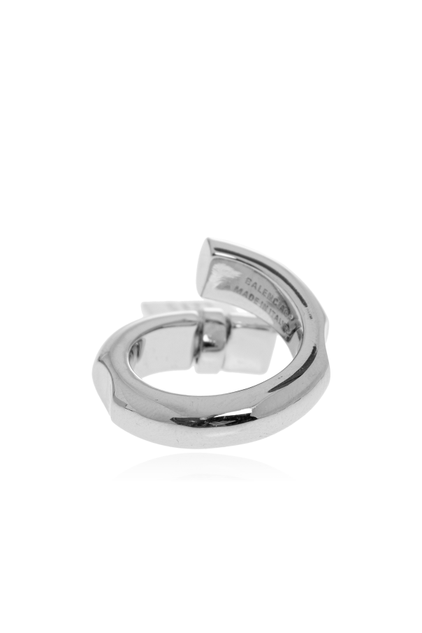 Balenciaga Ring with engraved logo