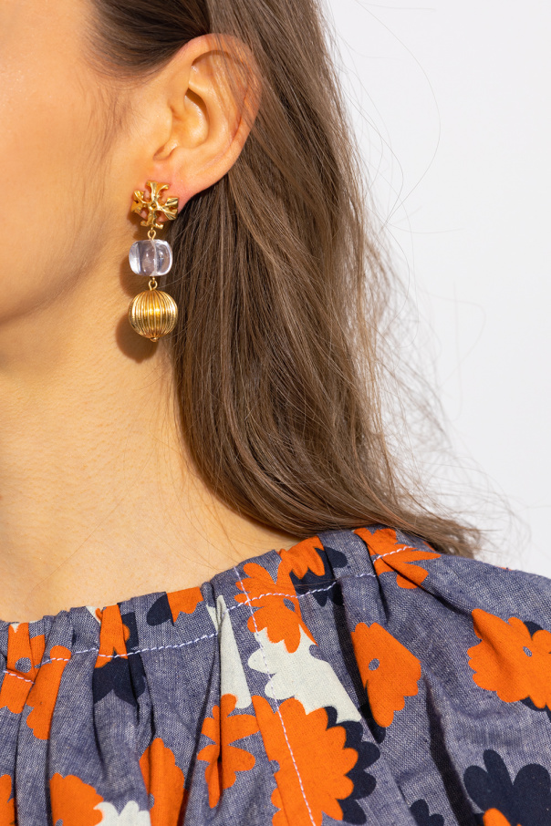 tory burch lemon earrings