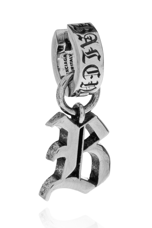 Balenciaga Pendientes con logotipo grabado