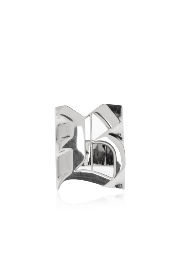 Signet ring with logo od Balenciaga