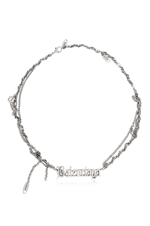 Necklace with logo