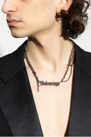 Balenciaga Collar con logotipo