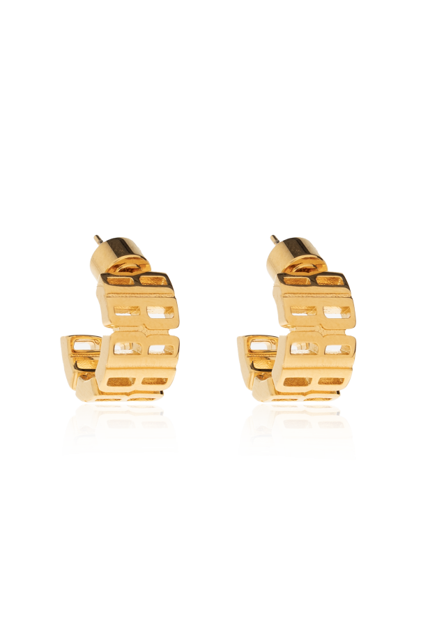 earrings with logo od Balenciaga