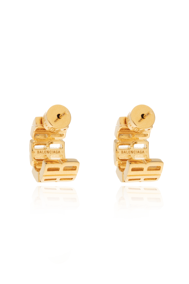 Balenciaga pendientes con logo