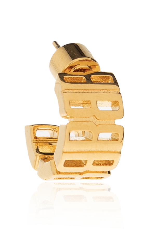 Balenciaga pendientes con logo