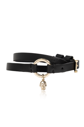 Pulseira de couro od Alexander McQueen
