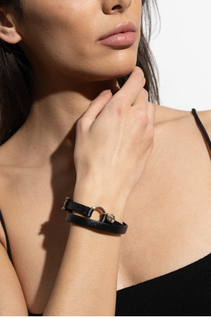 Pulseira de couro od Alexander McQueen