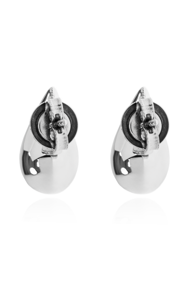 Bottega Veneta Silver drop-shaped earrings