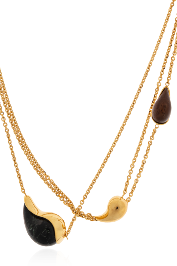 Bottega Veneta Necklace with teardrop pendants