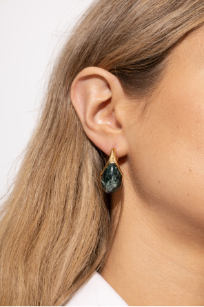 Tropfenförmige ohrringe od Bottega Veneta