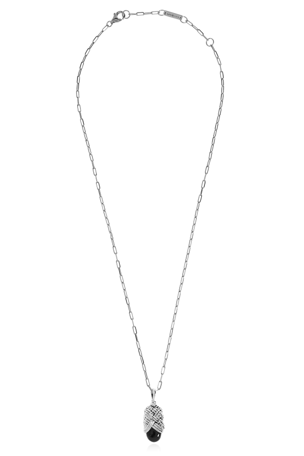 Bottega Veneta Silver necklace with pendant