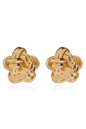 Silver earrings od Bottega Veneta