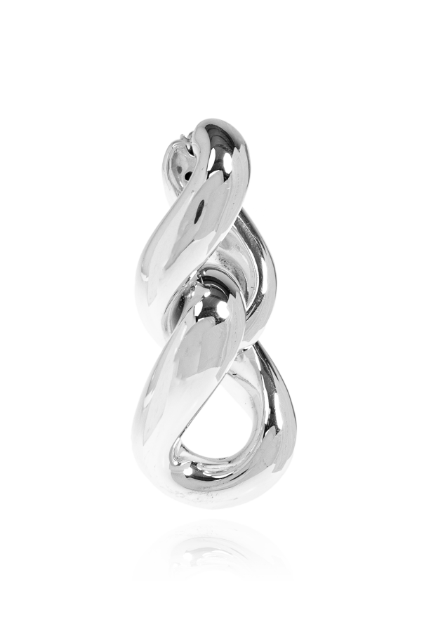 Bottega Veneta "Prisma" silver earrings