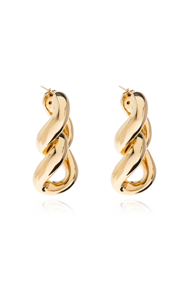 Earrings finished with 18-karat gold od Bottega Veneta