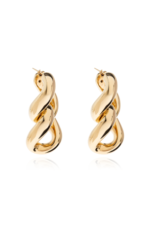 Earrings finished with 18-karat gold