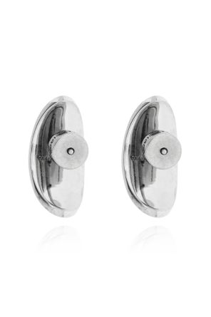 Balenciaga Pendientes con el logo grabado