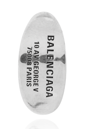 Balenciaga Pendientes con el logo grabado