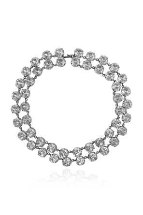 Necklace with shimmering crystals