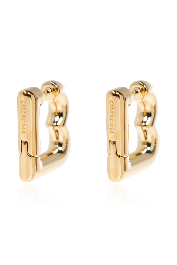 Balenciaga Pendientes en forma de logo
