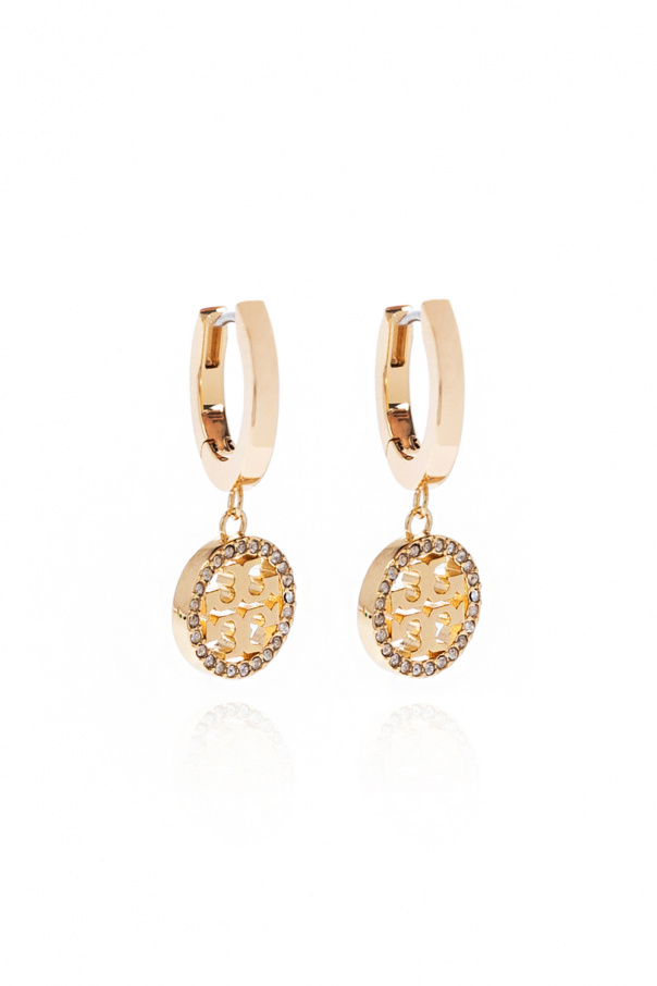 Tory Burch ‘Miller’ earrings with logo