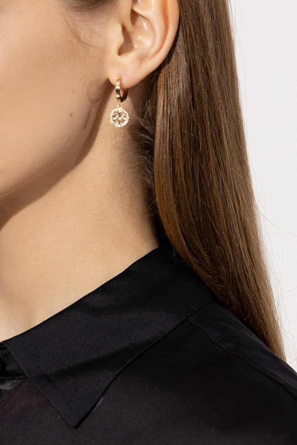 Tory Burch ‘Miller’ earrings with logo