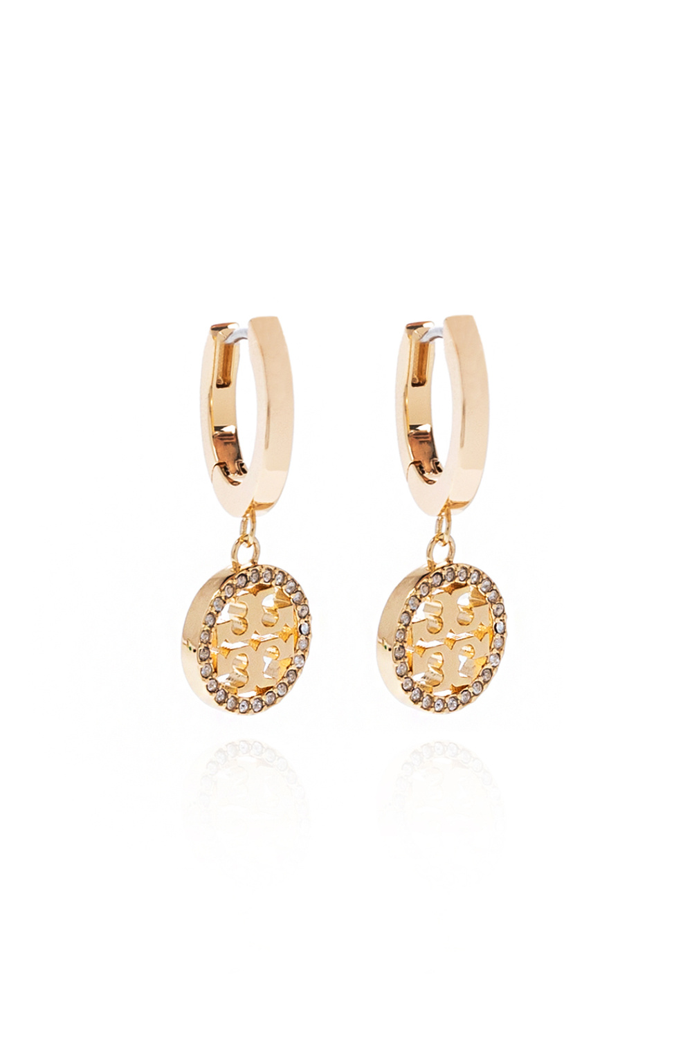 Tory Burch ‘Miller’ earrings with logo