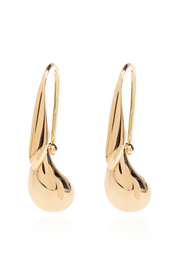 Silver earrings od Bottega Veneta