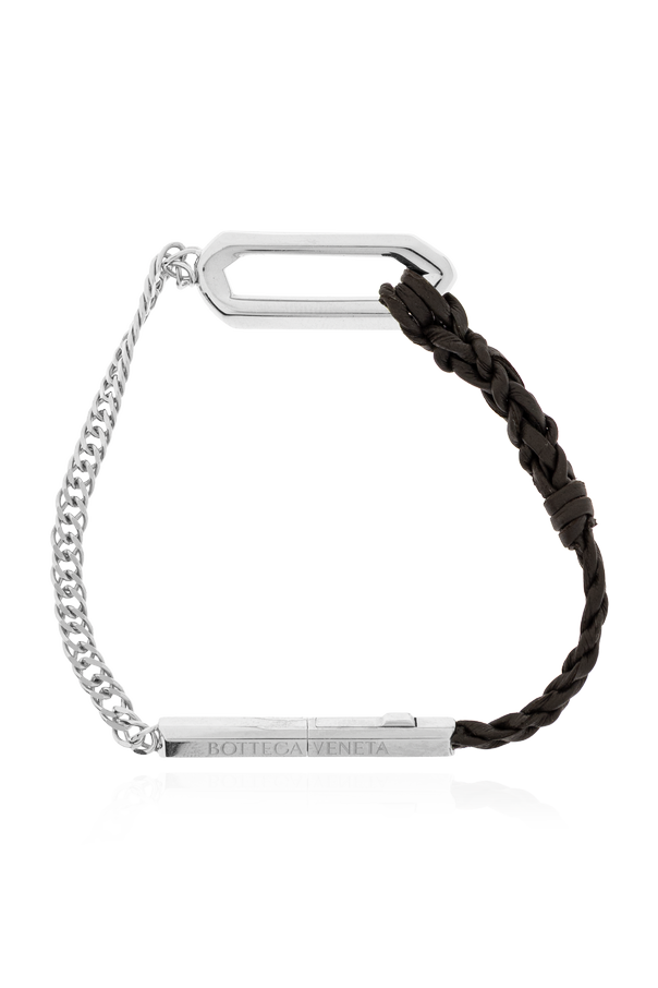 Silver bracelet od Bottega Veneta