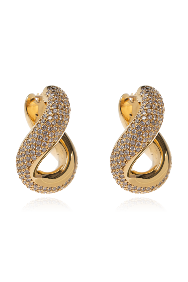 Earrings with crystals od Bottega Veneta