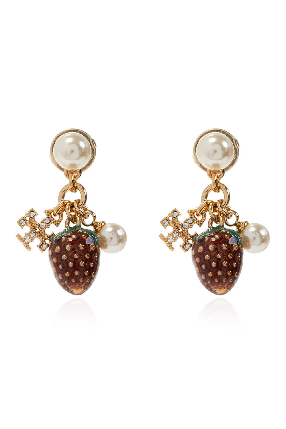 Gold 'Kira' earrings Tory Burch - Vitkac Italy
