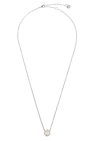 Fendi SILVER Necklace with Pearl Pendant