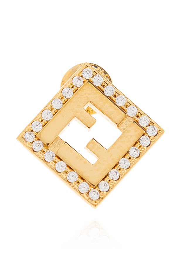 Fendi Logo-shaped earrings