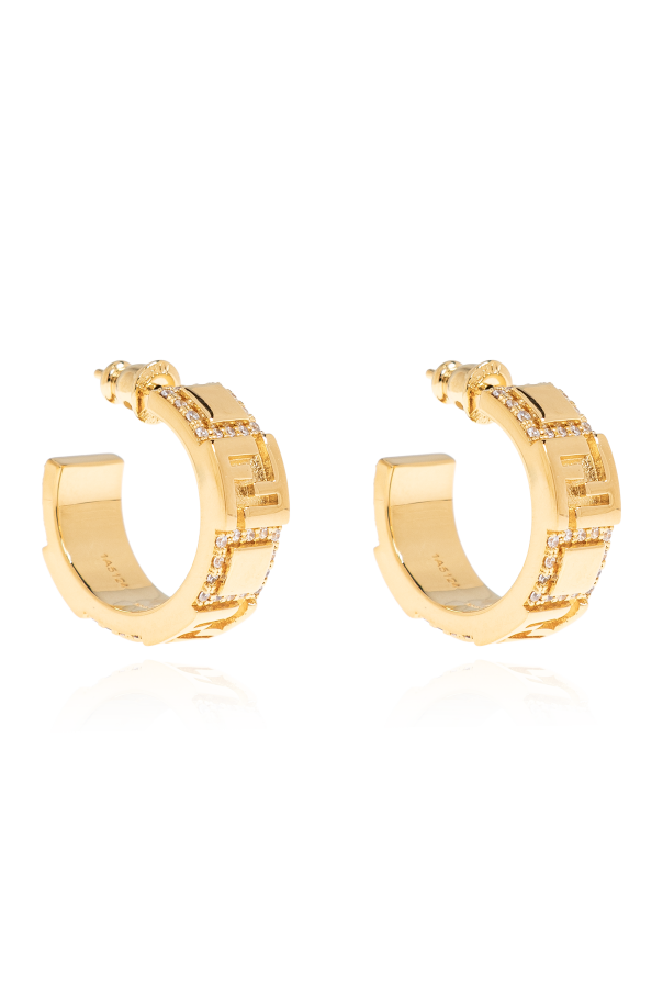 Earrings with shimmering crystals, zdjęcie 1 Earrings with shimmering crystals od Fendi