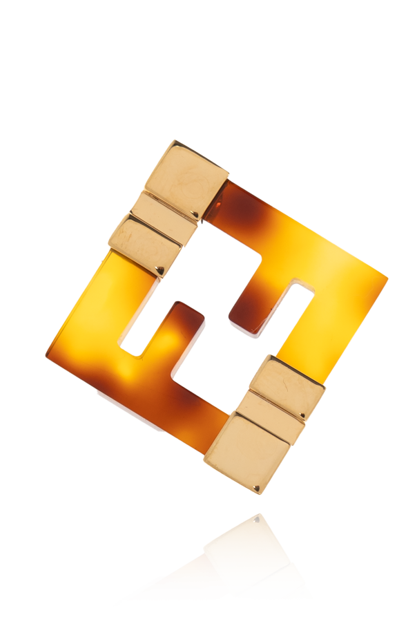 Fendi Earrings in the shape of a logo