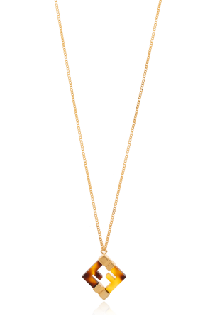 Necklace with a Logo-shaped Pendant