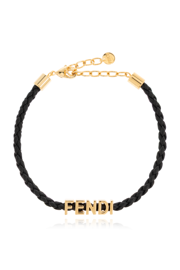 Leather bracelet with logo, zdjęcie 1 Leather bracelet with logo od Fendi